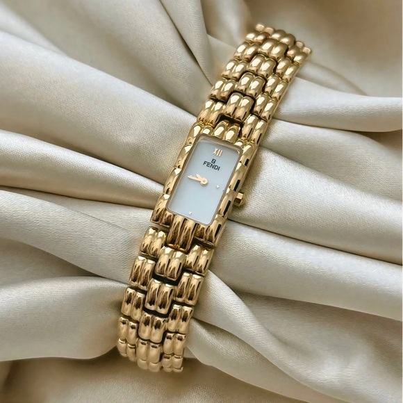 Fendi Accessories - AUTHENTIC VINTAGE FENDI GOLD WATCH